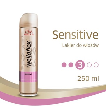 Wellaflex Sensitive Lakier do Włosów 250ml