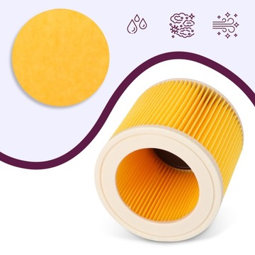 1x воздушный фильтр для Kärcher WD3 WD2 SE 4001 MV2 MV3 NT27 A2004 Стронг Эм