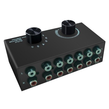 h-RCA Audio Amplifier Splitter Selector Receiver
