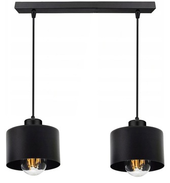 ŻYRANDOL LAMPA WISZĄCA SUFITOWA PLAFON LED E27 LOFT LW-2 KUCHNIA SALON HOL