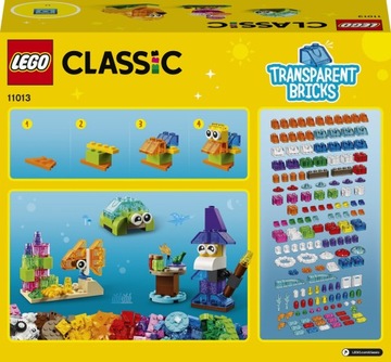 LEGO Classic 11013 Креативные прозрачные кубики