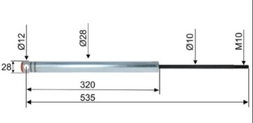 Амортизатор прицепа KNOTT 87000709 Устройство для преодоления препятствий KF13