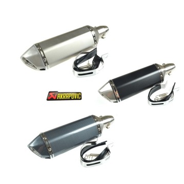 СПОРТИВНЫЙ ГЛУШИТЕЛЬ УНИВЕРСАЛЬНЫЙ AKRAP ДЛИННАЯ НАКЛЕЙКА AKRAPOVIC DB KILLER