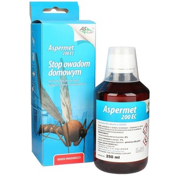 ASPERMET OPRYSK NA PLUSKWY KOMARY PERMETRYNA 250ML