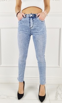 КЛАССИЧЕСКИЕ ЖЕНСКИЕ ДЖИНСЫ SKIN – СИНИЙ ФИТ