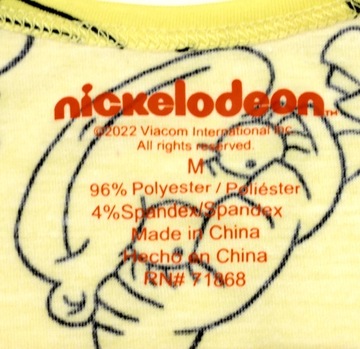 Sukienka damska Tunika młodzieżowa Nickelodeon Mix Postaci Spongebob r. M