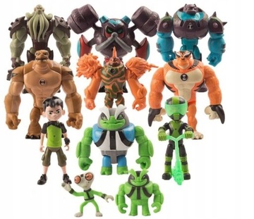 Ben Ten 11 Figurki 11 sztuk świecą