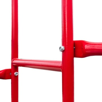 Передвижная складская лестница PODEST с 8-ступенчатой ​​площадкой, 204 см Мега-М