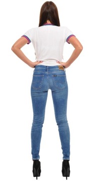 LEE spodnie SKINNY blue jeans SCARLETT _ W25 L31