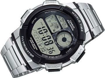 ZEGAREK MĘSKI CASIO AE-1000WD 1A - WORLD TIME + BOX