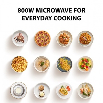 МИКРОВОЛНОВАЯ ПЕЧЬ TOSHIBA МОЩНАЯ МИКРОВОЛНОВАЯ ПЕЧЬ 800 ВТ, ЛЕГКО ЧИСТЯЩАЯ ПЕРЕДНЮЮ СТЕКЛО