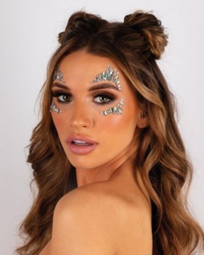 3D НАКЛЕЙКИ НА ЛИЦО САМОКЛЕЯЩИЕСЯ КРИСТАЛЛЫ YT17