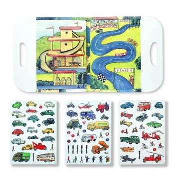 Пазл, магнитная игра, Машинки