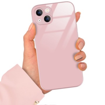 Pouzdro Skleněné Růžové Pro Iphone 13 Odolné Pouzdro