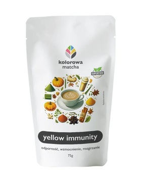 Чай Матча желтый с куркумой Yellow Immunity 75г Colorful Matcha