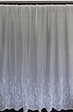 MG FIRANA żakard 2/8 BIAŁA 350X220 got z taśmą M