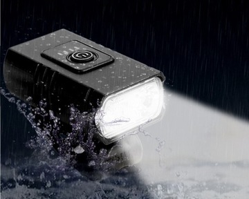 МОЩНАЯ СВЕТОДИОДНАЯ ВЕЛОСИПЕДНАЯ ЛАМПА ACU USB ПЕРЕДНЯЯ + ЗАДНЯЯ