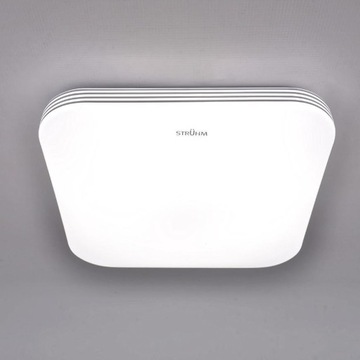 LAMPA DO ŁAZIENKI LED 28W PLAFON ŁAZIENKOWY DEKORACYJNE PASY CHROM IP44