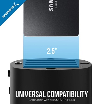 USB 3.0, 4 отсека, 2,5-дюймовый жесткий диск/док-станция SSD