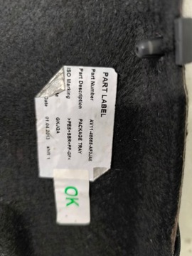 POLIČKA KUFRU - FORD B-MAX 12-17