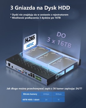 Реолинк 36-канальный рекордер RLN36