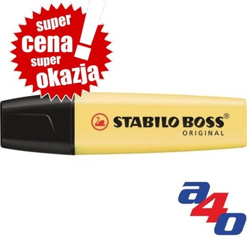 ZAKREŚLACZ STABILO BOSS ŻÓŁTY