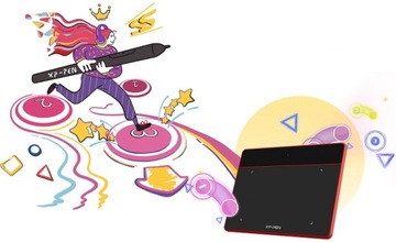 Графический планшет XP-Pen Deco Fun S, черный