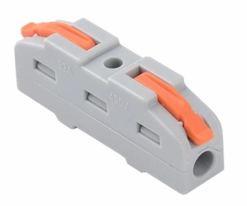 10x ЭЛЕКТРИЧЕСКИЙ БЫСТРОРАЗЪЕМНЫЙ РАЗЪЕМ КУБИК ДЛЯ КАБЕЛЬНОГО ПРОВОДА 2X4