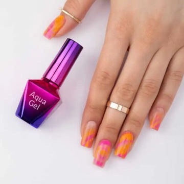 Molly Lac AQUA GEL влажный декоративный гель с эффектом цветущего мрамора 10г