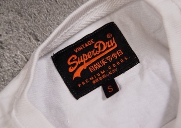 SUPERDRY JAPAN VINTAGE _ KOSZULKA _ T-SHIRT _ S _ MEN _ 100% BAWEŁNA