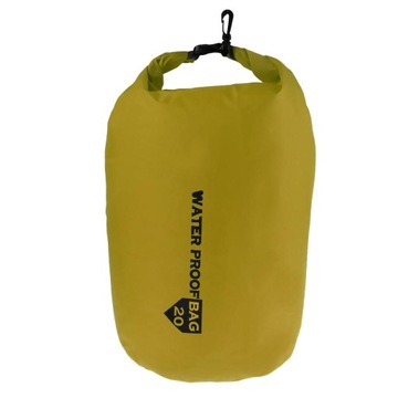 Wodoodporna sucha torba do przechowywania Camping 20L zielona