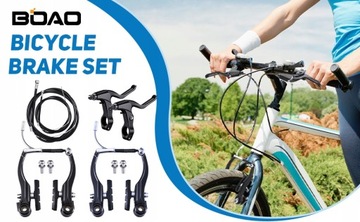 Черный передний и задний гибридный велосипедный тормоз