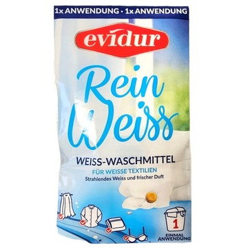 Proszek do prania DALLI Evidur Reinweiss białe odplamiacz saszetka 60g