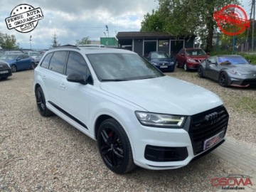 Audi Q7 II 2018 Audi Q7 2.0tfsi 252 KM led xeon panorama dach asystenci full serwis 1 . R
