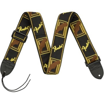 Pasek do gitary Fender Blk/Yellow/Brown Mono Strap