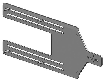 Ergonomic Solutions Kiosk straight bracket, SPK511