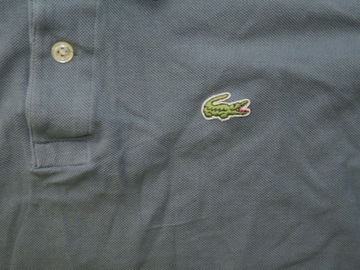 Lacoste bluza z kołnierzykiem washed L/XL