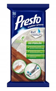 PRESTO CLEAN - ŚCIERECZKI DO PODŁÓG 16szt