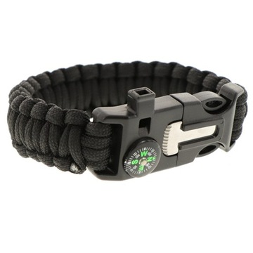 БРАСЛЕТ ВЫЖИВАНИЯ 5 В 1 ЛЕНТА КОМПАС КРЕМНЕВАЯ ВЕРЕВКА ВЕРЕВКА-ЛЕЗВИЕ ПАРАКОРД