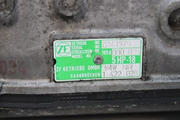 AUTOMATICKÁ SKŘÍŇ ŘAZENÍ BMW E38 728I E39 523I 528I M52 1422028 5HP-18