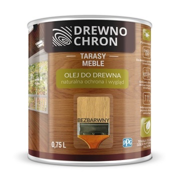 Olej do drewna DREWNOCHRON bezbarwny 0,75L