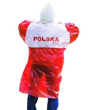 ПЛАЩ ПРЕЗИДЕНТА ФАНАТОРА ДОЖДЕВИК ПОЛЬСКИЙ ФЛАГ С ЭМБЛЕМОЙ
