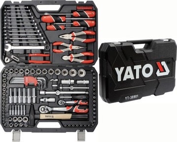 ZESTAW NARZĘDZI XXL YATO 122 ELEMENTY 1/4