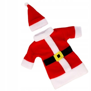 РОЖДЕСТВЕНСКАЯ КРЫШКА ДЛЯ БУТЫЛКИ ВИНА ВИНО САНТА-КЛАУС НАряд ЧЕХОЛ ДЛЯ ОДЕЖДЫ