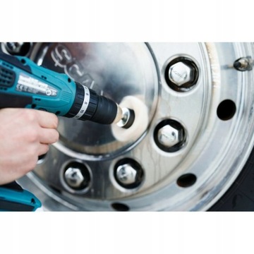 Хлопчатобумажные полировальные головки НАБОР из 6 шт. для дрели и отвертки HQ