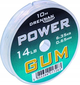 DRENNAN POWER GUM 0,65 mm ZIELONY FEEDER
