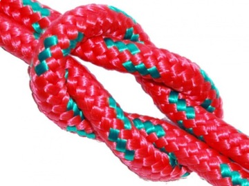 Lina POLIPROPYLENOWA 6mm Pleciona 1,5m