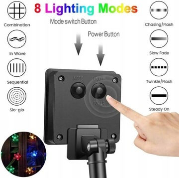 СВЕТОДИОДНЫЕ ЦВЕТОЧНЫЕ ЛАМПЫ 7M 50LED GARDEN