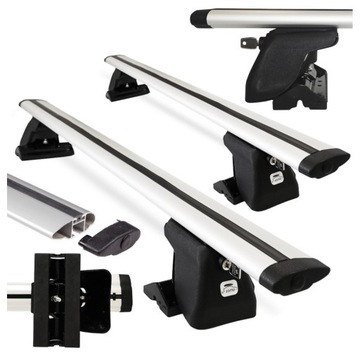 Bagażnik dachowy bazowy zamki belki alu CITROEN C4 Picasso / Grand 2007-13