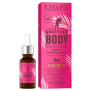 Eveline Cosmetics Brazilian Body skoncentrowane krople samoopalające do